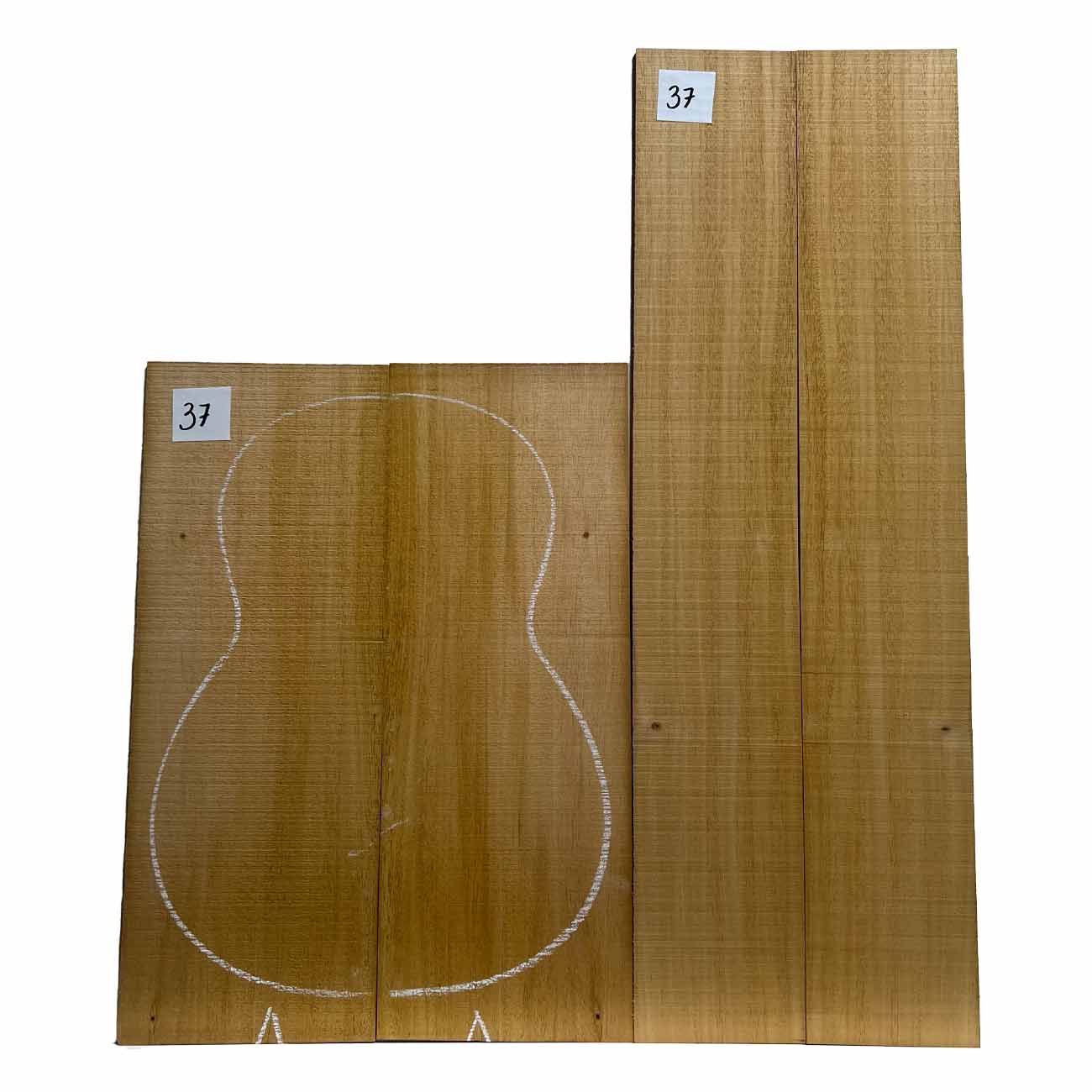 Fijian Mahogany Classical Guitar Back & Side Set #37 - Exotic Wood Zone - Buy online Across USA 