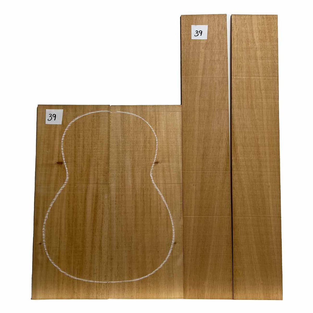 Fijian Mahogany Classical Guitar Back & Side Set #39 - Exotic Wood Zone - Buy online Across USA 