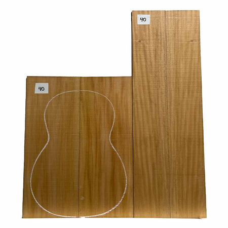 Fijian Mahogany Classical Guitar Back & Side Set #40 - Exotic Wood Zone - Buy online Across USA 