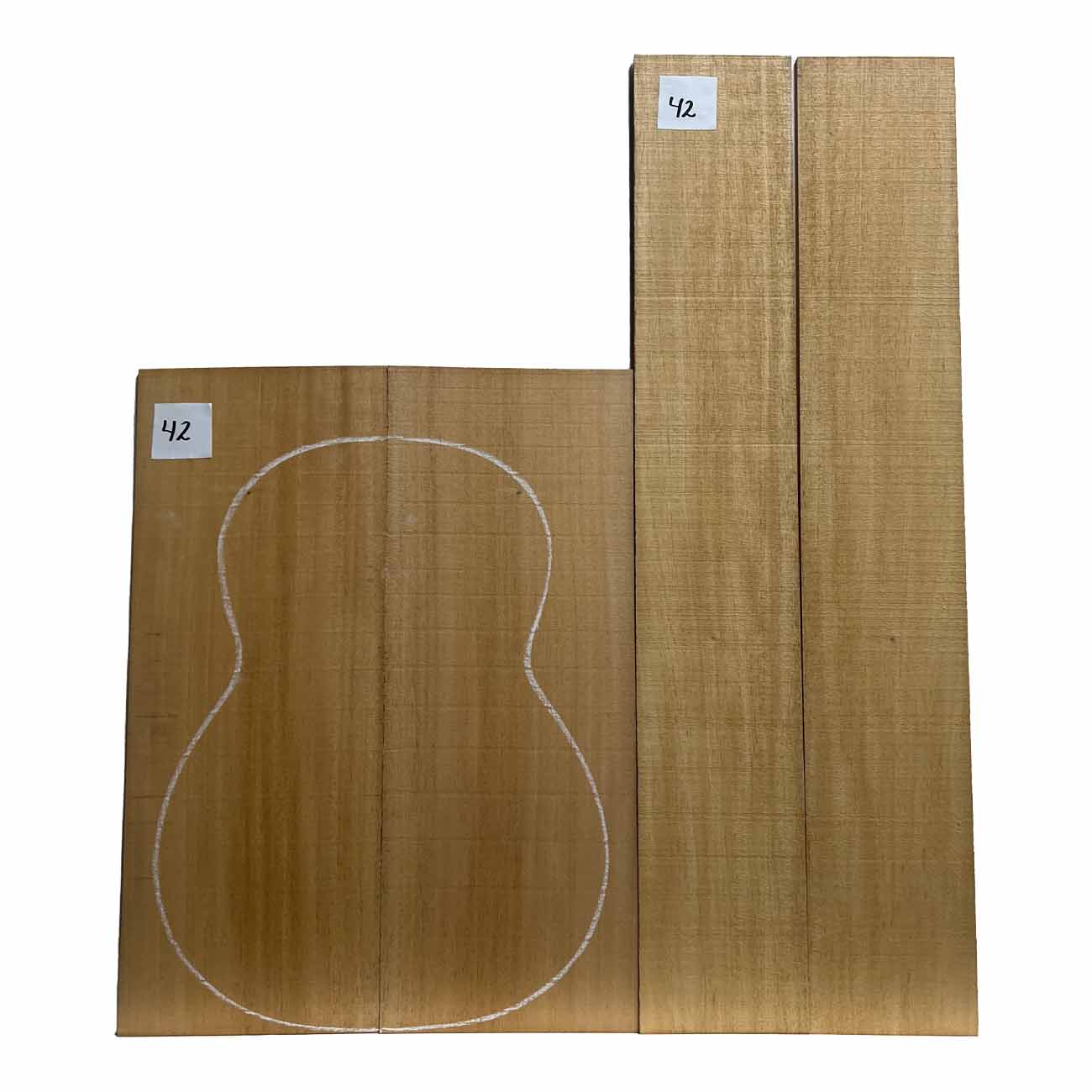 Fijian Mahogany Classical Guitar Back & Side Set #42 - Exotic Wood Zone - Buy online Across USA 