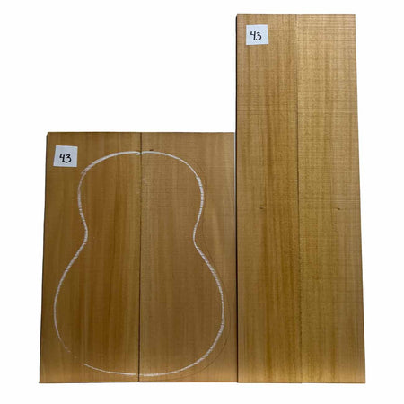 Fijian Mahogany Classical Guitar Back & Side Set #43 - Exotic Wood Zone - Buy online Across USA 