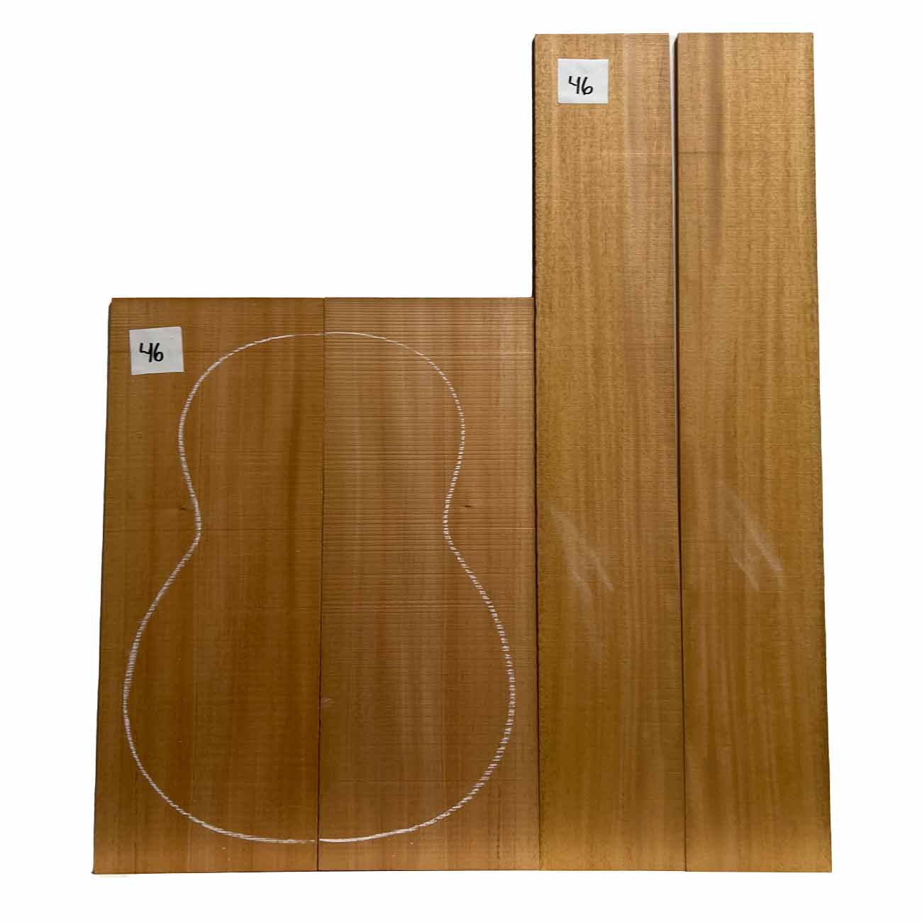 Fijian Mahogany Classical Guitar Back & Side Set #46 - Exotic Wood Zone - Buy online Across USA 