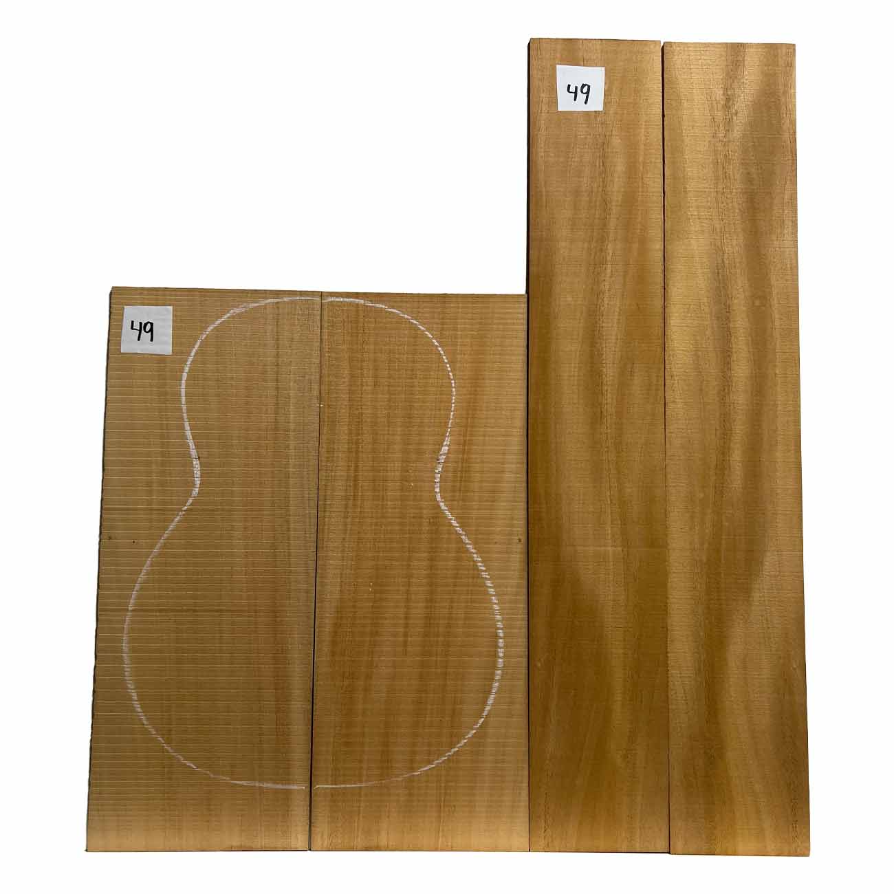 Fijian Mahogany Classical Guitar Back & Side Set #49 - Exotic Wood Zone - Buy online Across USA 