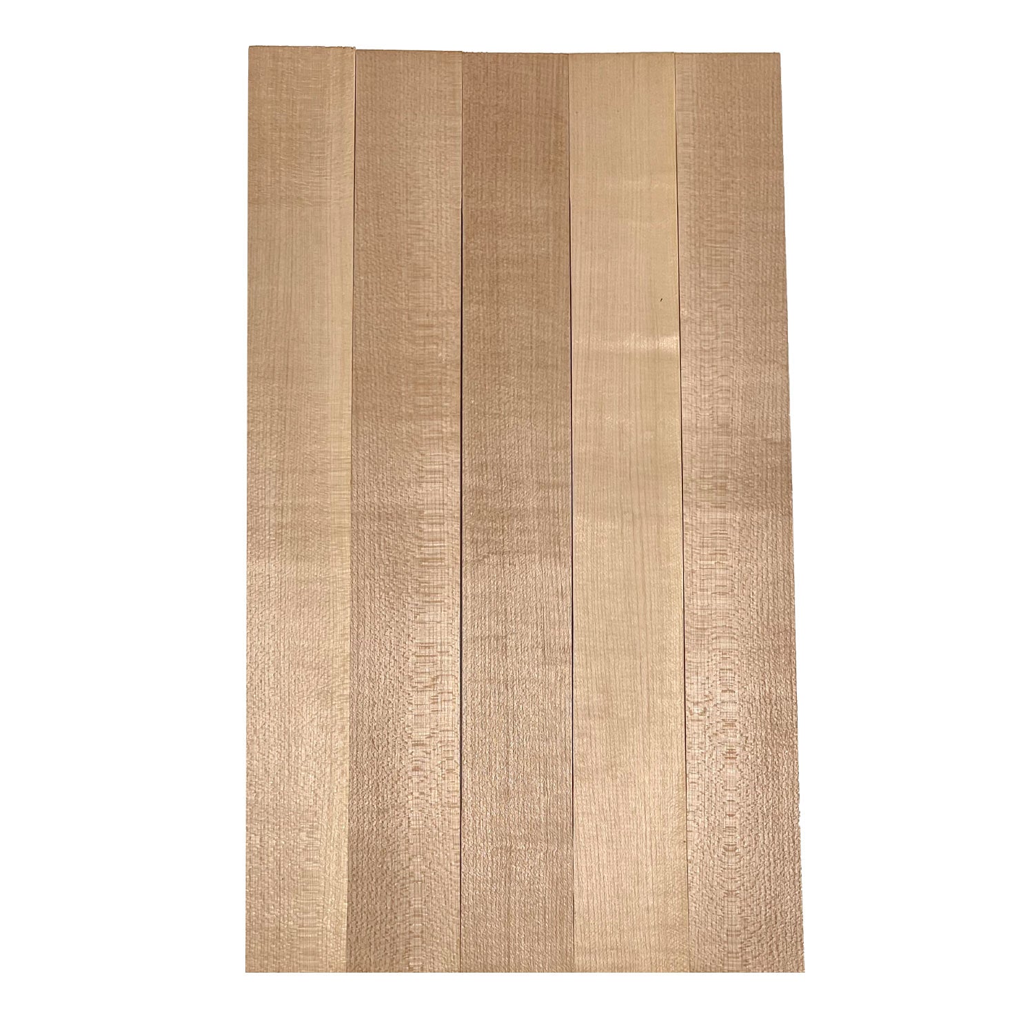 Pack of 5 ,Flame Hard Maple 3/4 Lumber Boards/Cutting Board Blocks - Exotic Wood Zone - Buy online Across USA 