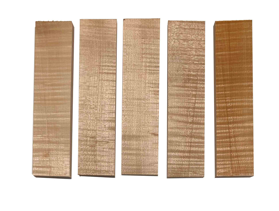 Flame Hard Maple Guitar Bridge Blanks - Exotic Wood Zone - Buy online Across USA 