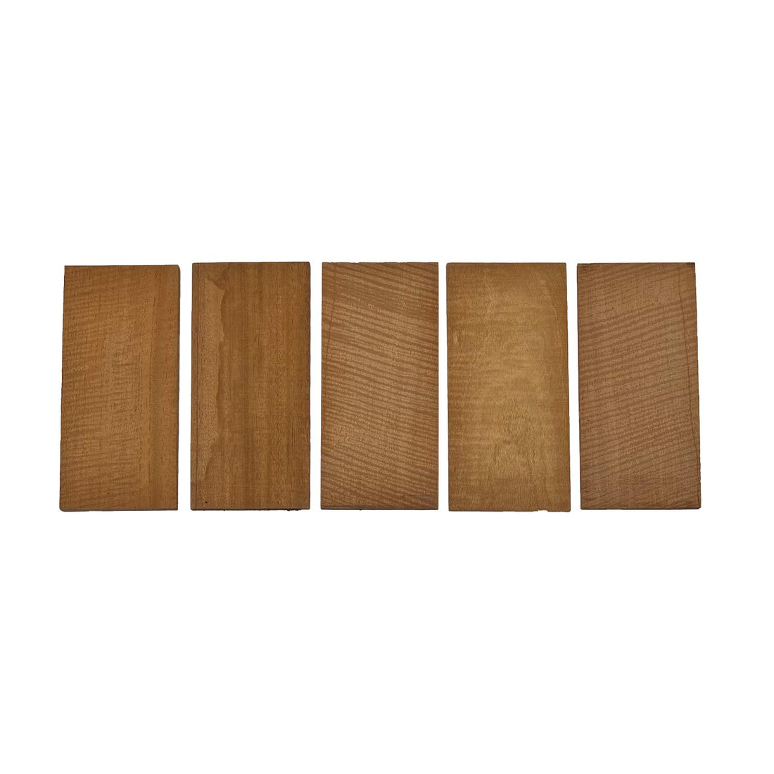 Pack Of 5 Guitar Head Plates | Flame Honduran Mahogany | 8&quot; x 3-1/2&quot; x 1/8&quot; - Exotic Wood Zone - Buy online Across USA 