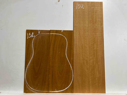 Flame Genuine Mahogany Classical Guitar Back &amp; Side Set 