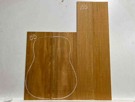 Flame Genuine Mahogany Classical Guitar Back & Side Set #155 - Exotic Wood Zone - Buy online Across USA 