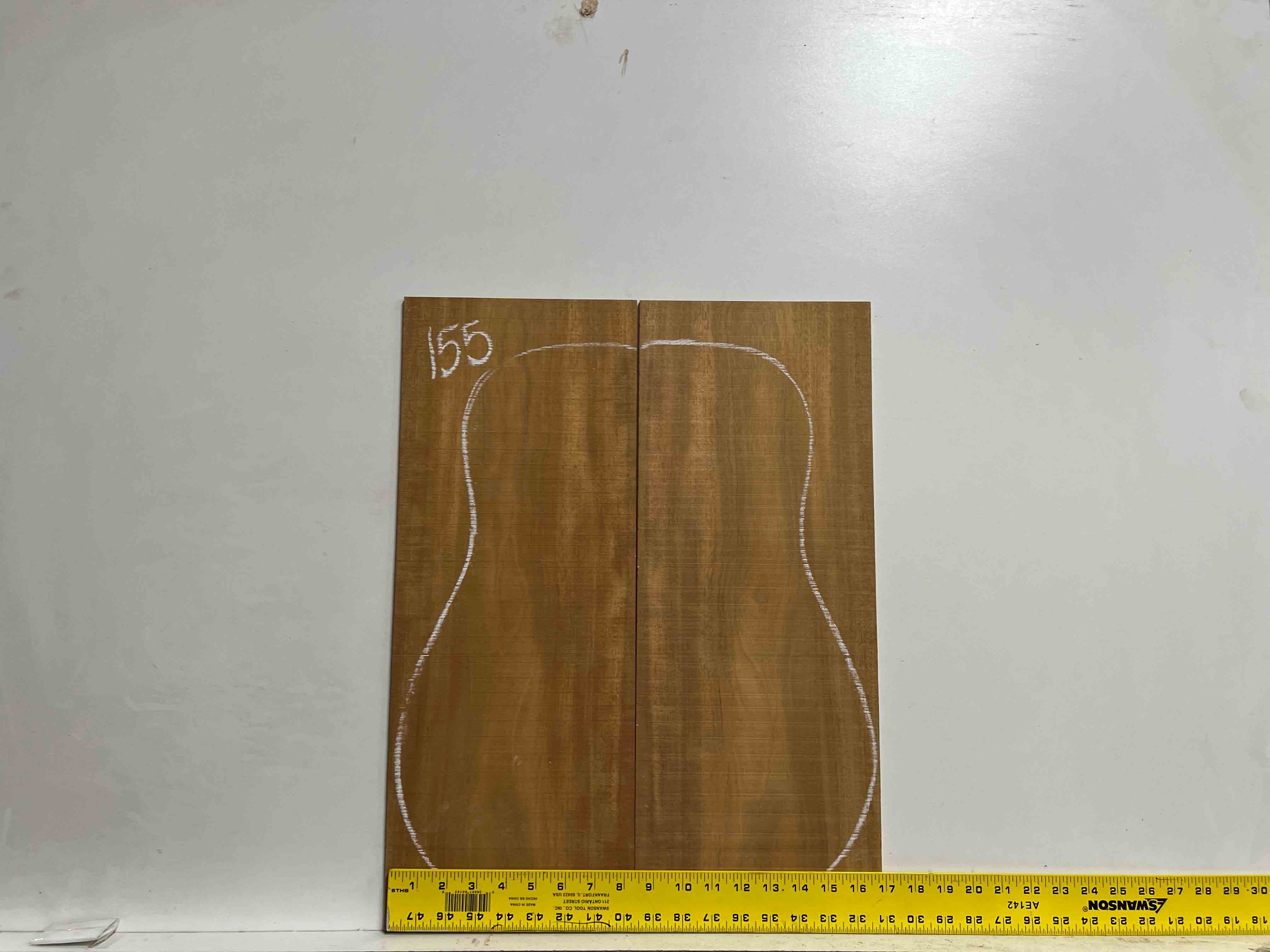 Flame Genuine Mahogany Classical Guitar Back &amp; Side Set 