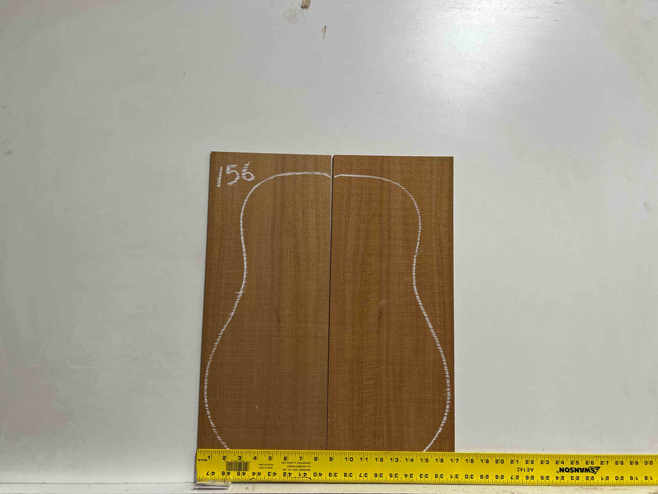 Flame Genuine Mahogany Classical Guitar Back & Side Set #156 - Exotic Wood Zone - Buy online Across USA 