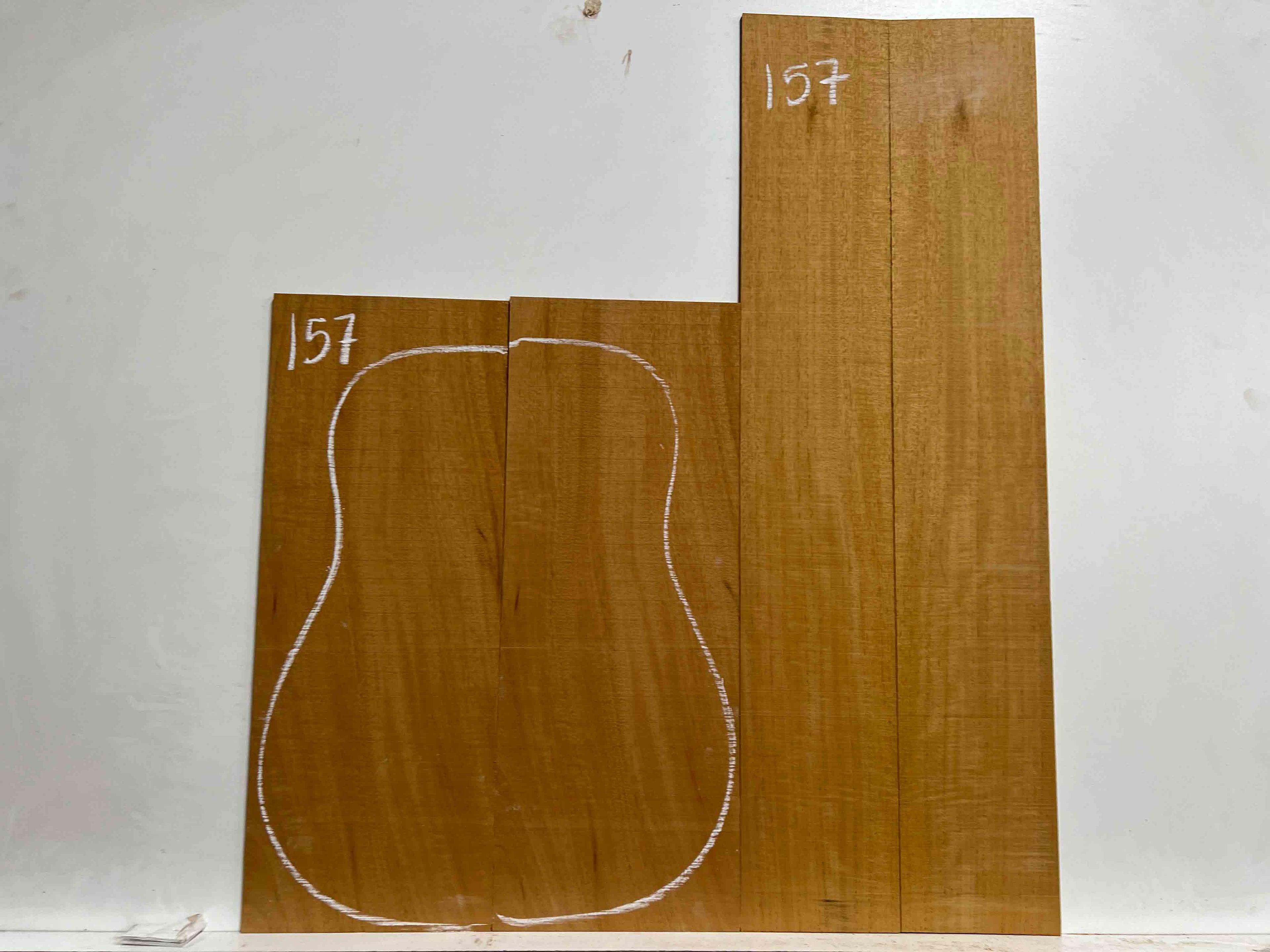 Flame Genuine Mahogany Classical Guitar Back &amp; Side Set 