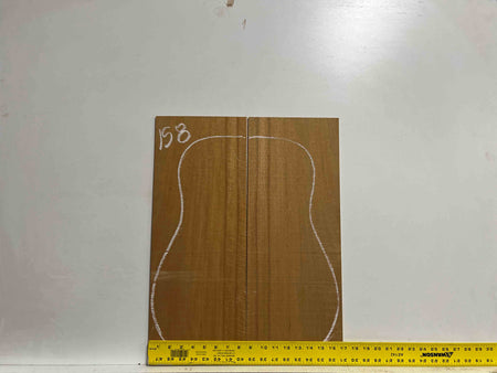 Flame Genuine Mahogany Classical Guitar Back & Side Set #158 - Exotic Wood Zone - Buy online Across USA 