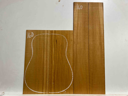 Flame Genuine Mahogany Classical Guitar Back & Side Set #160 - Exotic Wood Zone - Buy online Across USA 