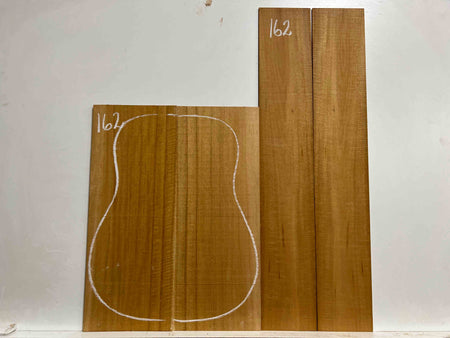 Flame Genuine Mahogany Classical Guitar Back & Side Set #162 - Exotic Wood Zone - Buy online Across USA 