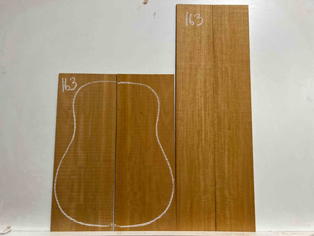 Flame Genuine Mahogany Classical Guitar Back & Side Set #163 - Exotic Wood Zone - Buy online Across USA 