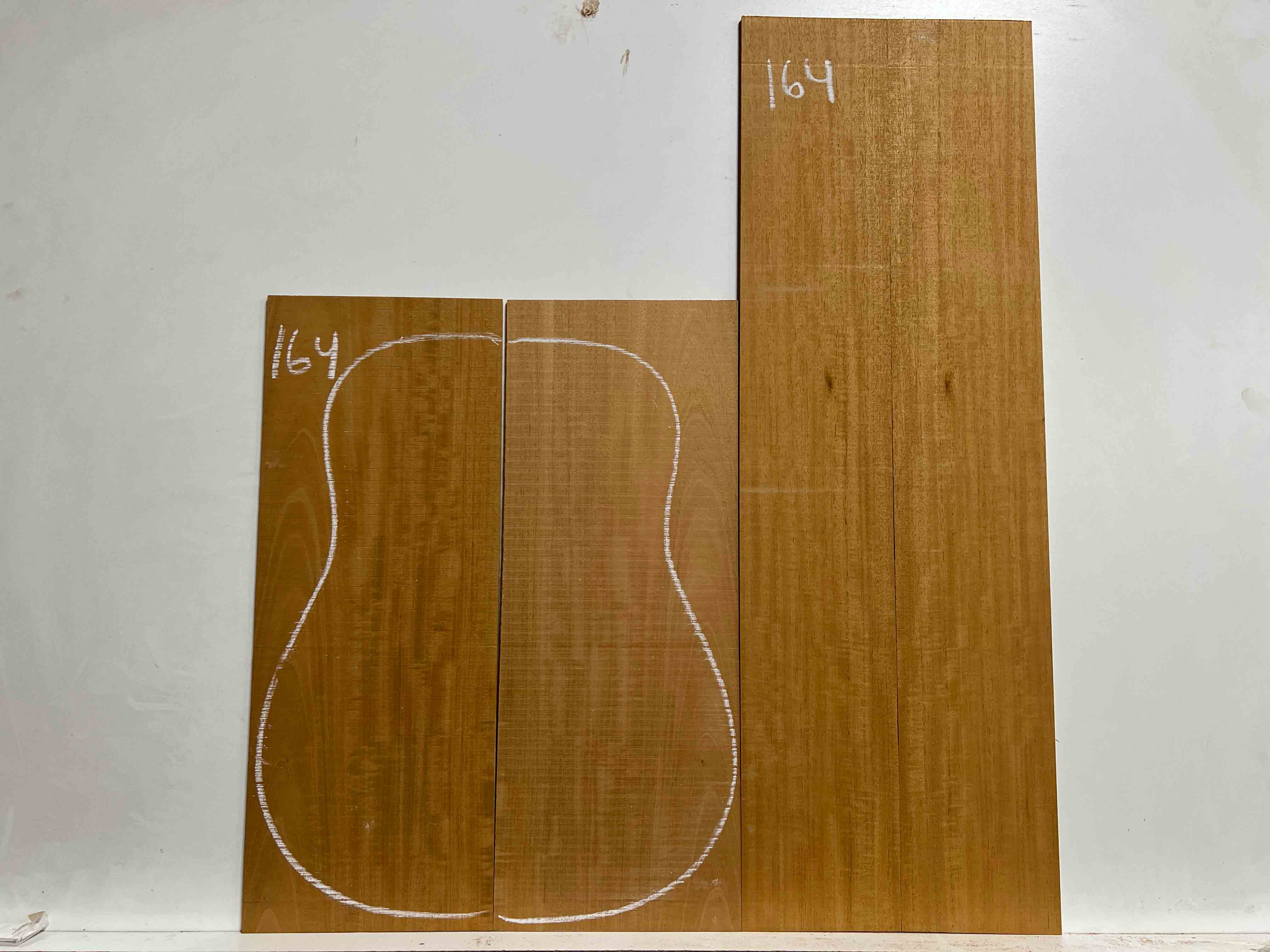 Flame Genuine Mahogany Classical Guitar Back & Side Set #164 - Exotic Wood Zone - Buy online Across USA 