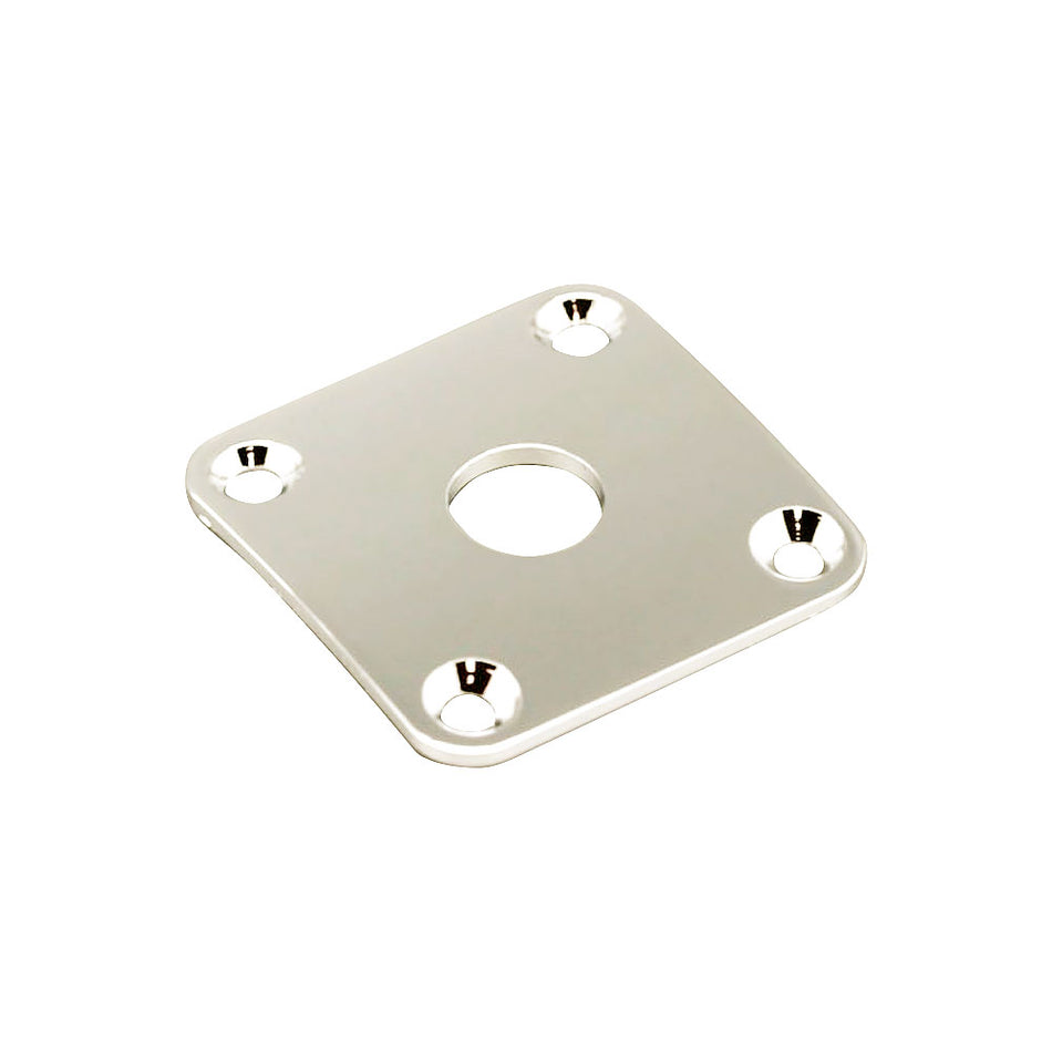 Gotoh Output Jack Plate for Gibson Les Paul® Style Guitar with Screws- Nickel