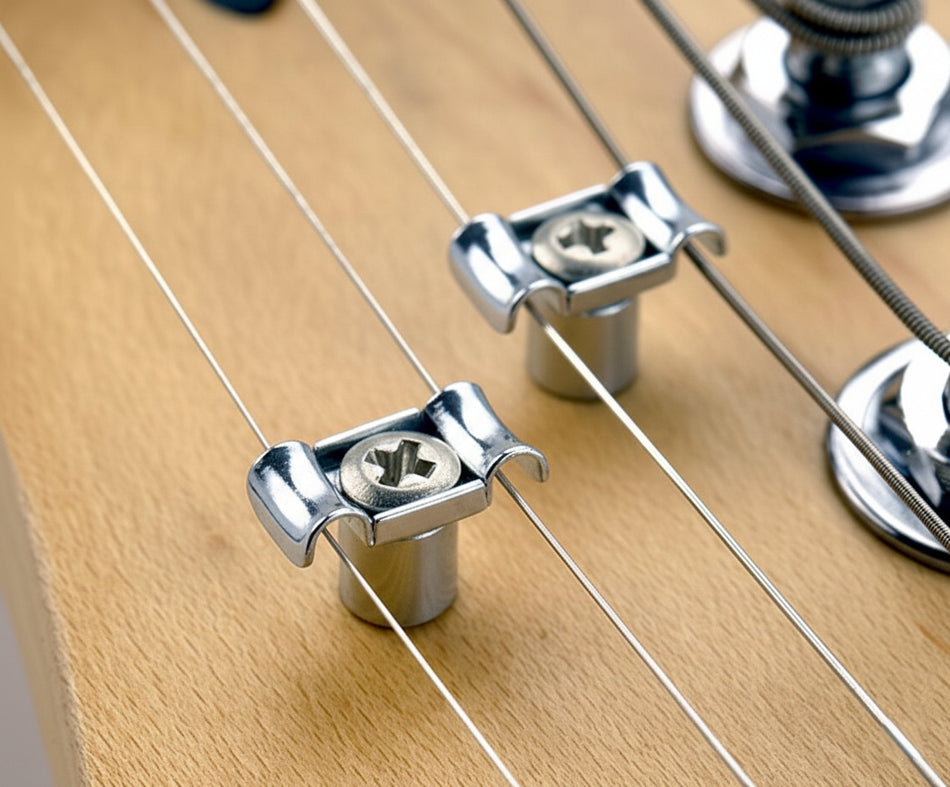 Gotoh Stamped Steel String Tree Retainer Set - Chrome Finish (RG105/RG130)