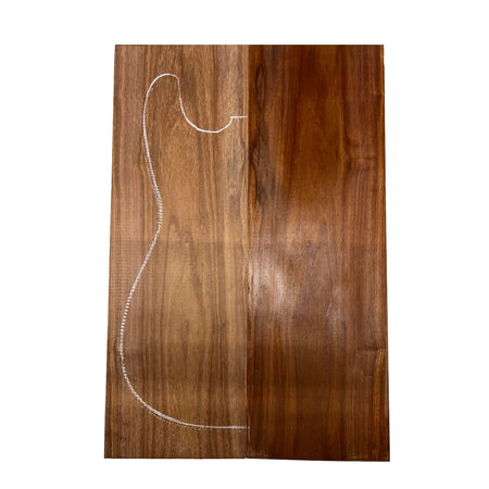 Granadillo Bookmatched Guitar Drop Tops 21" x 7" x 1/4" - Exotic Wood Zone - Buy online Across USA 