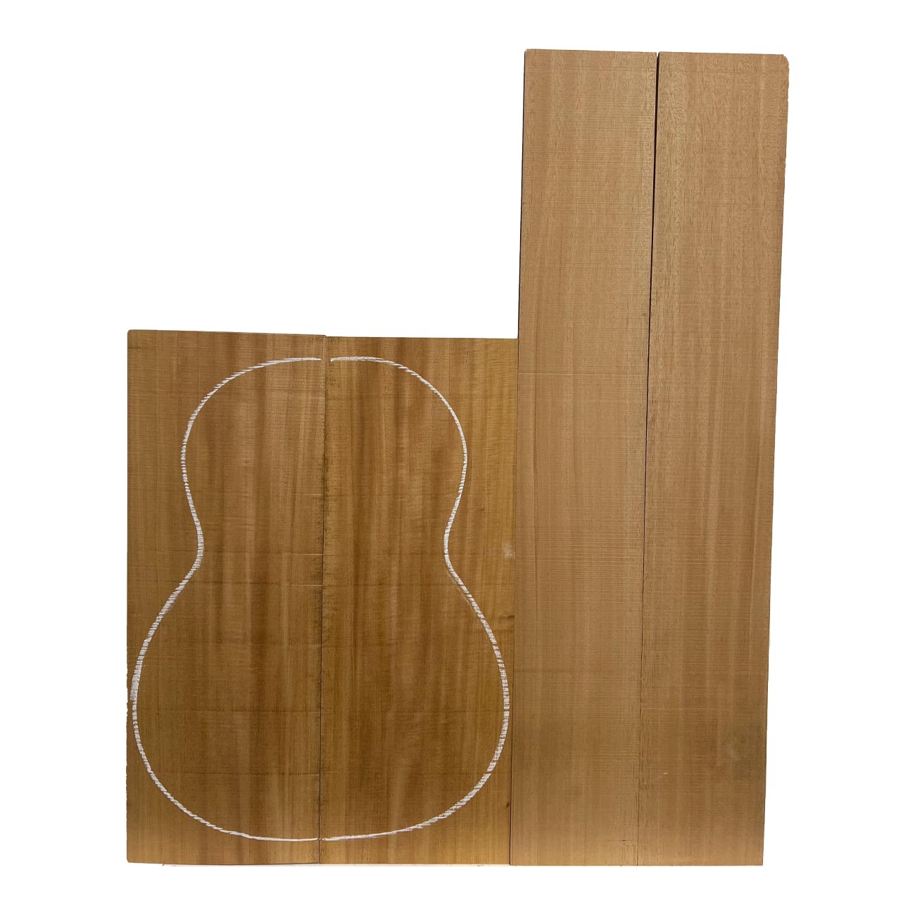 Genuine Mahogany Dreadnought Guitar Back And Side Sets - Exotic Wood Zone - Buy online Across USA 