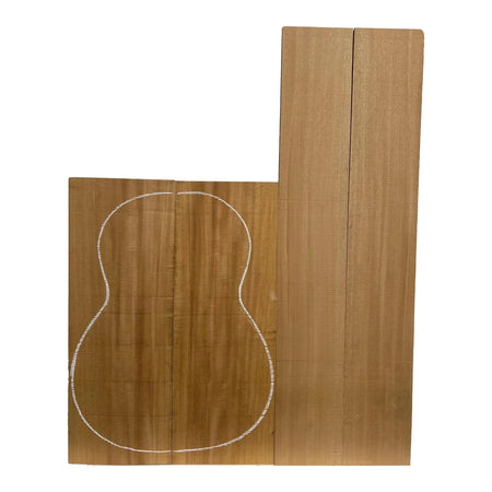 Genuine Mahogany Dreadnought Guitar Back And Side Sets - Exotic Wood Zone - Buy online Across USA 