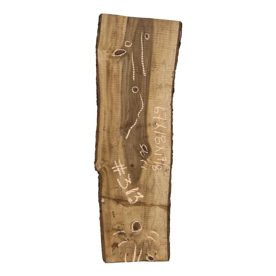 Beautiful Honey Locust Live Edge Slab - 67"x18'x1-7/8"  #313 - Exotic Wood Zone - Buy online Across USA 