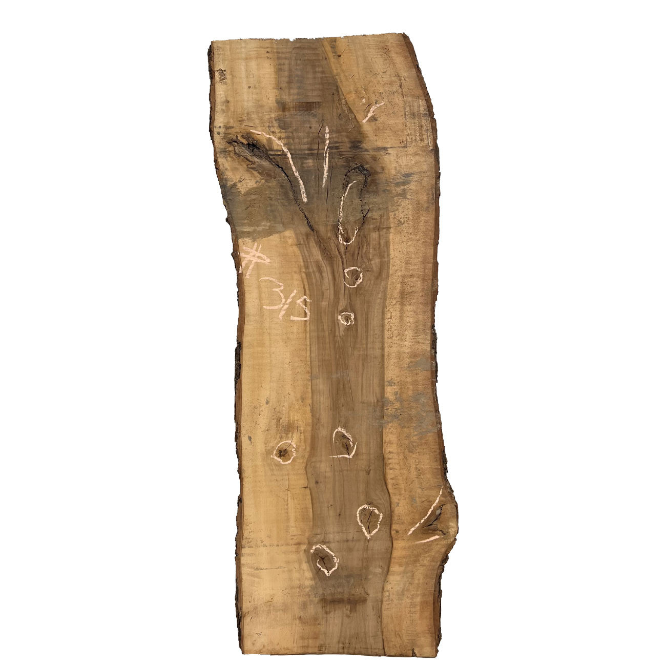 Beautiful Honey Locust Live Edge Slab - 69"x 20"x 1-3/4"#315 - Exotic Wood Zone - Buy online Across USA 