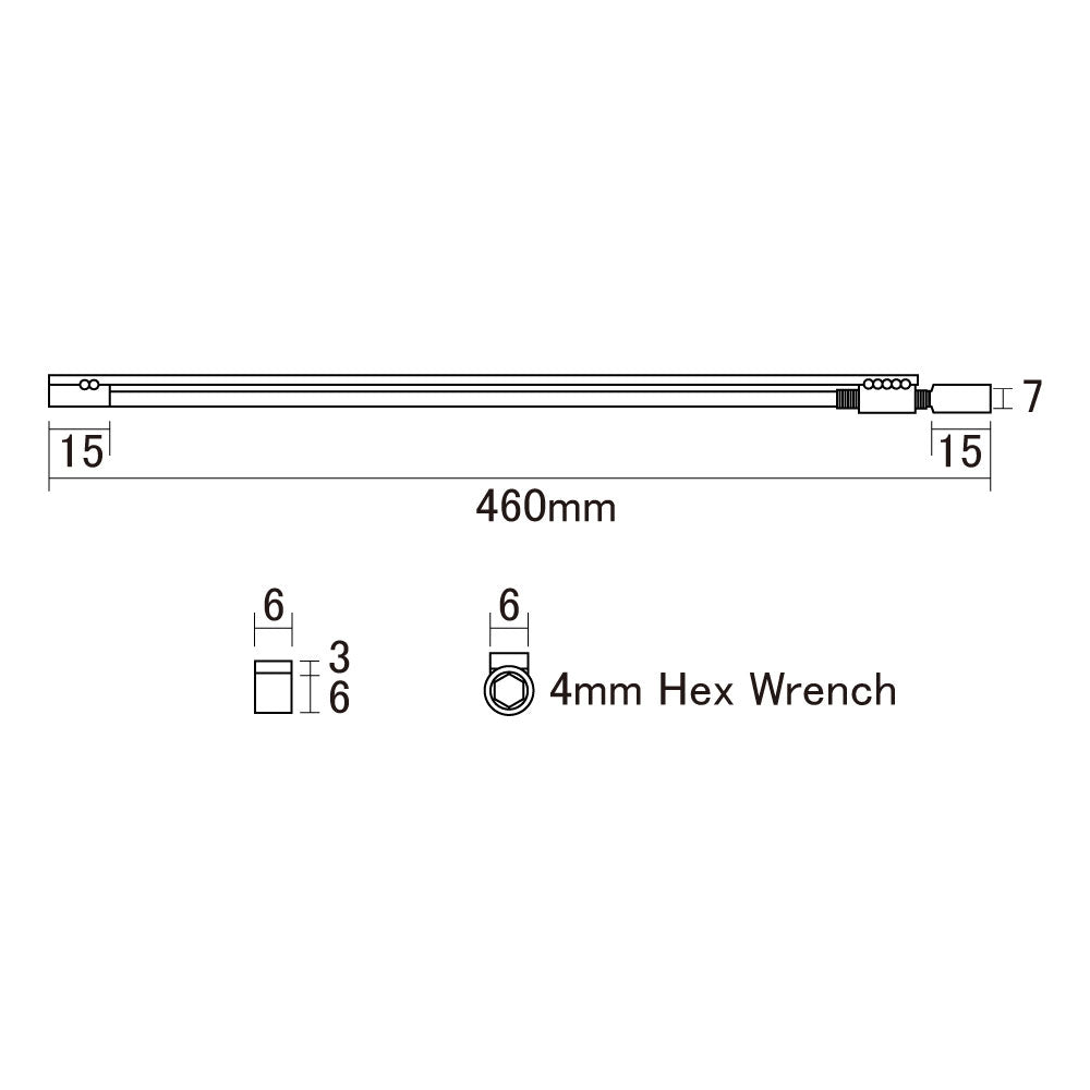 Hot Rod Low-profile 2-Way Truss Rod 2 (Copy - AMMU) Exotic Wood Zone 
