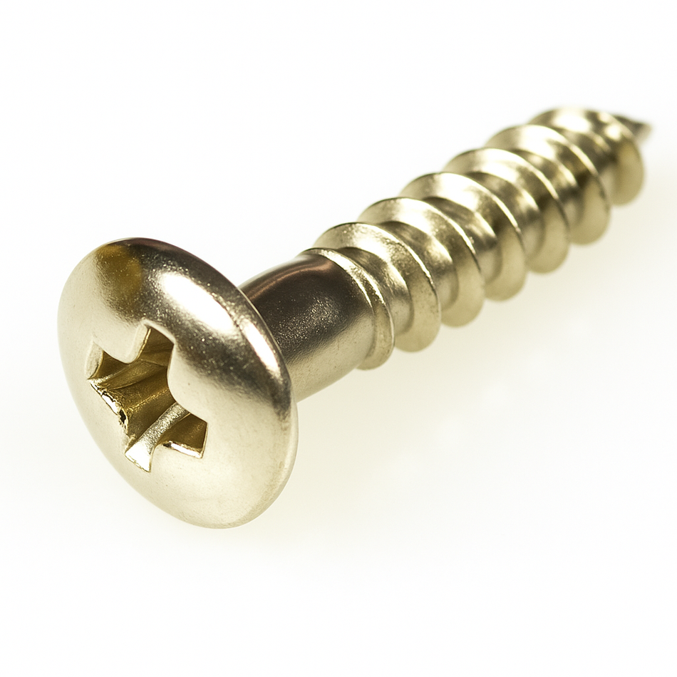 Hosco Self-Tapping Mounting Screw for Pickguards, Mounting Ring & Backplates by JOBOIS