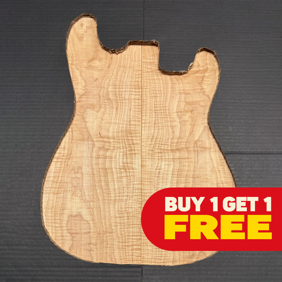 Flame Hard Maple Guitar Drop Top (Buy 1 + Get 1 FREE)
