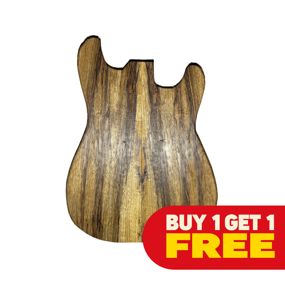 Tapa de guitarra Black Limba - 21" x 7-1/4" x 3/8" #555