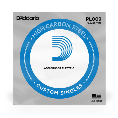 D'Addario Plain Steel String for Electric Guitar Exotic Wood Zone 