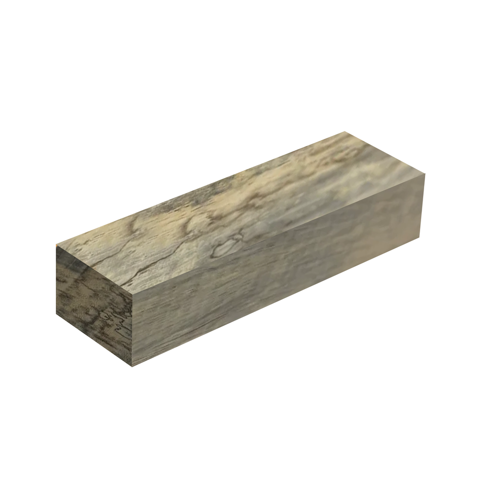 Spalted Tamarind Knife Scale Blank- 6 x 1-1/2 x 1 Inch- Handle Material for Knives, Tools, and Grips