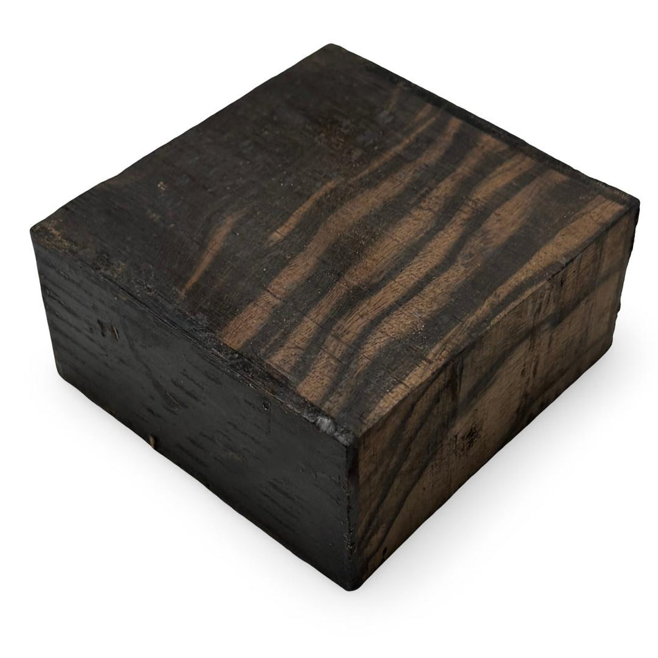 Indian Ebony Wood Bowl Blank | Exotic Hardwood for Turning, Carving & Woodworking