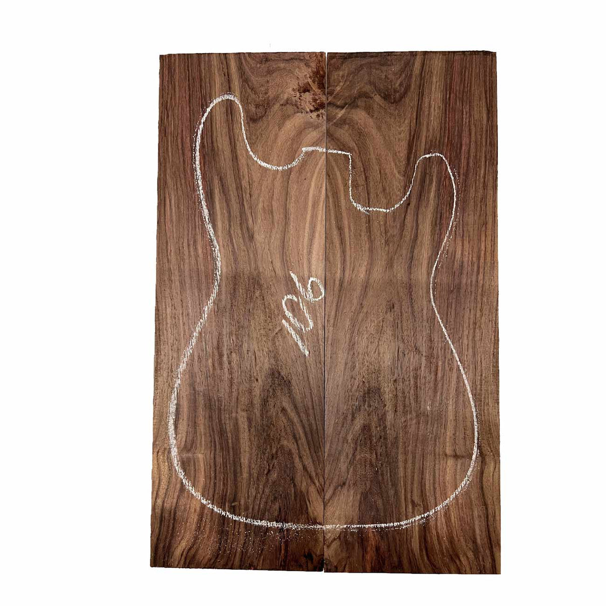 East Indian Rosewood Electric Guitar Drop Top | Book Matched Sets #106 - Exotic Wood Zone - Buy online Across USA