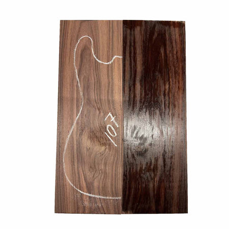 East Indian Rosewood Electric Guitar Drop Top | Book Matched Sets #107 - Exotic Wood Zone - Buy online Across USA