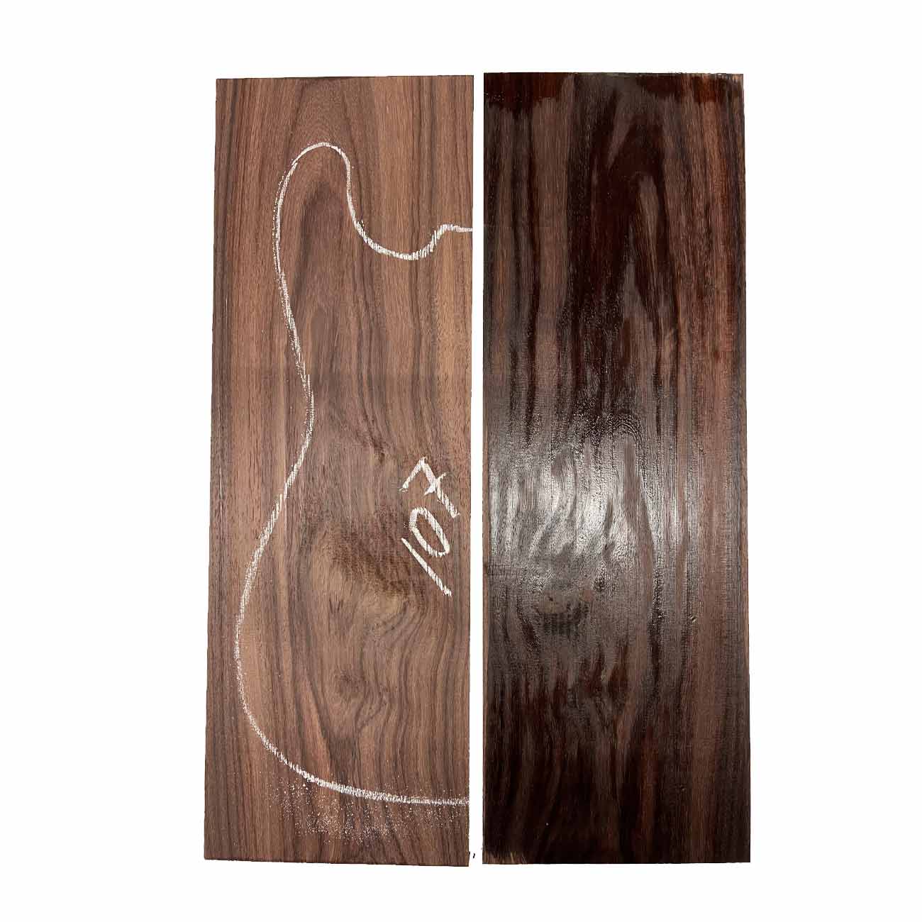 East Indian Rosewood Electric Guitar Drop Top | Book Matched Sets #107 - Exotic Wood Zone - Buy online Across USA