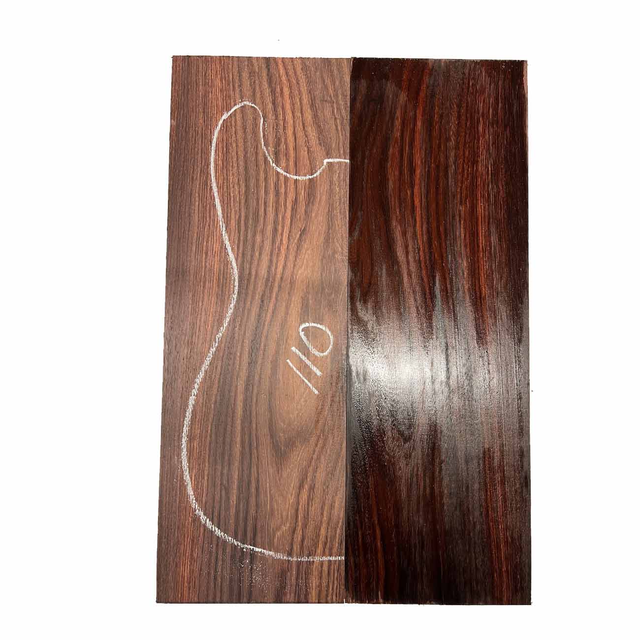 East Indian Rosewood Electric Guitar Drop Top | Book Matched Sets #110 - Exotic Wood Zone - Buy online Across USA