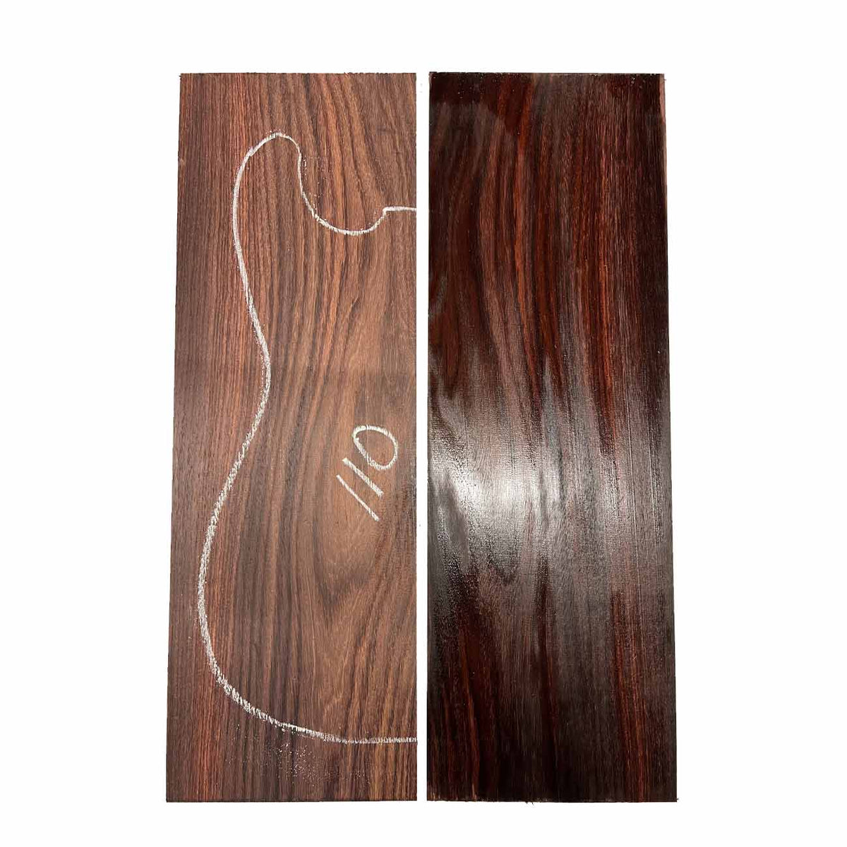 East Indian Rosewood Electric Guitar Drop Top | Book Matched Sets #110 - Exotic Wood Zone - Buy online Across USA