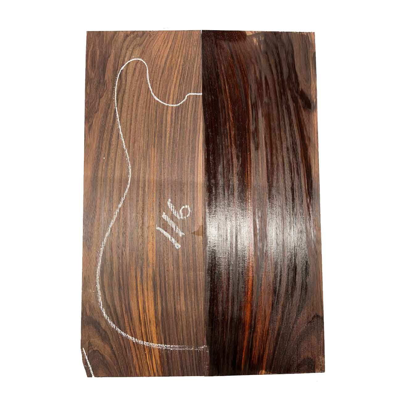 East Indian Rosewood Electric Guitar Drop Top | Book Matched Sets #116 - Exotic Wood Zone - Buy online Across USA