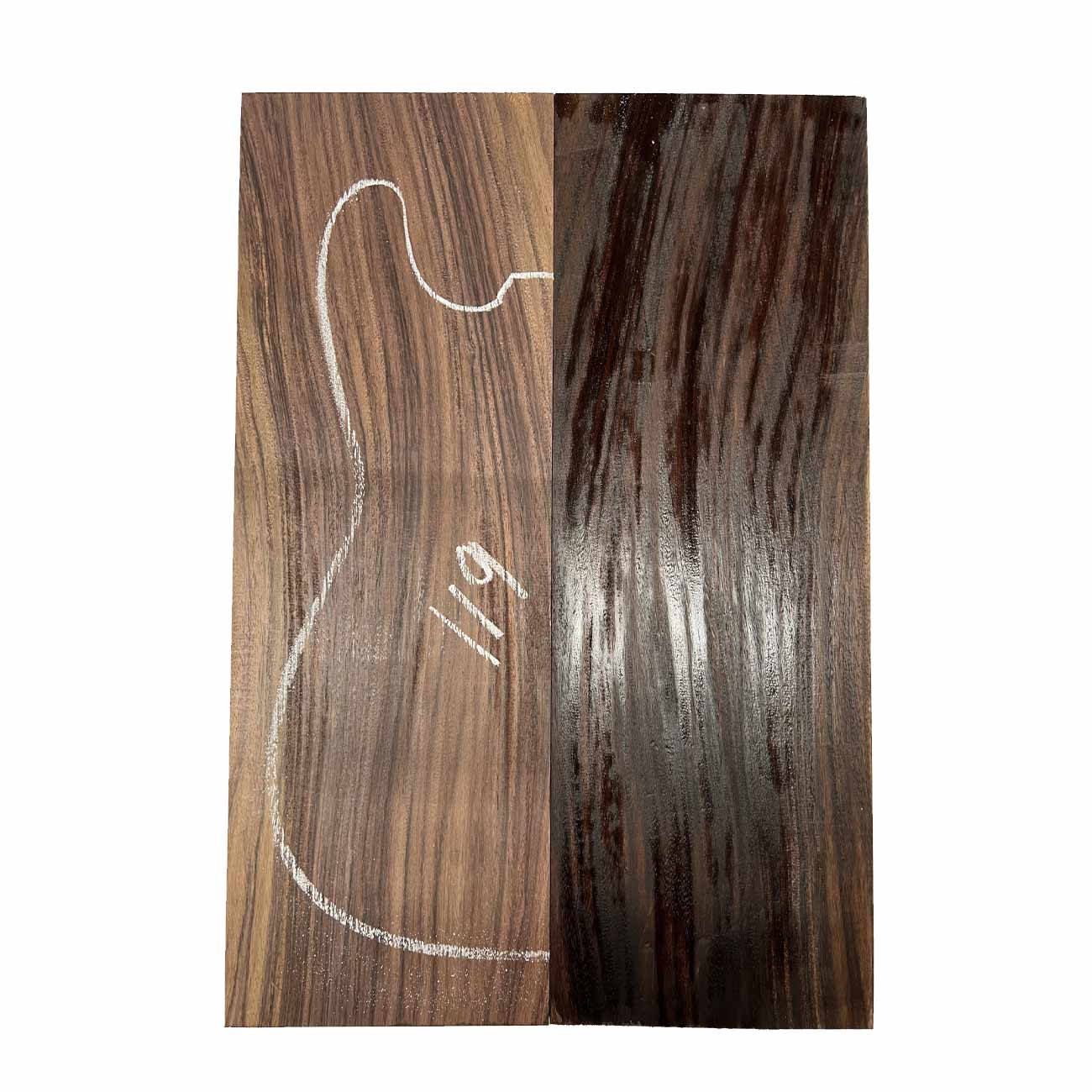 East Indian Rosewood Electric Guitar Drop Top | Book Matched Sets #119 - Exotic Wood Zone - Buy online Across USA