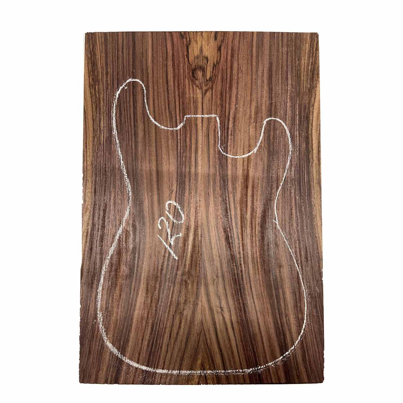 East Indian Rosewood Electric Guitar Drop Top | Book Matched Sets 