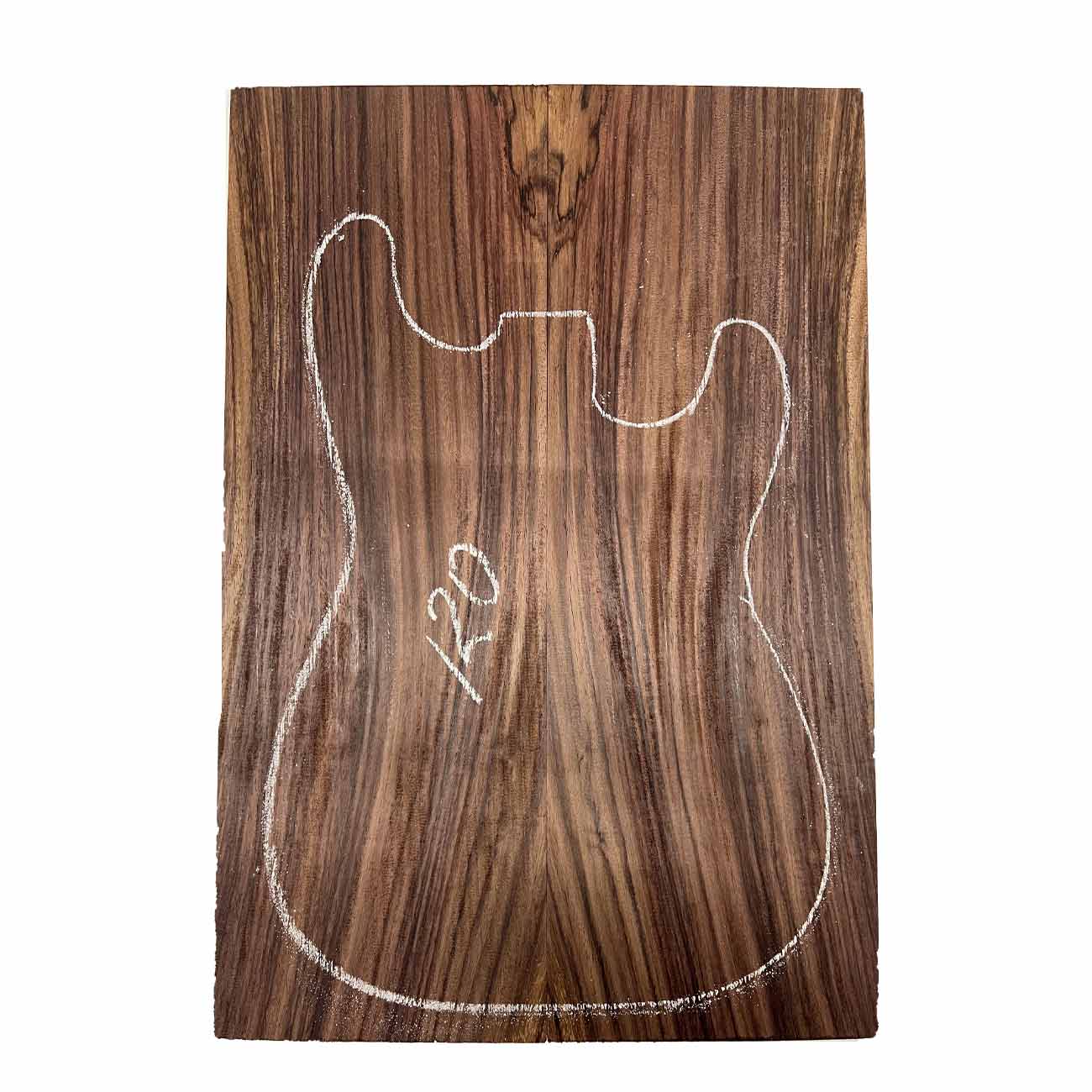 East Indian Rosewood Electric Guitar Drop Top | Book Matched Sets #120 - Exotic Wood Zone - Buy online Across USA