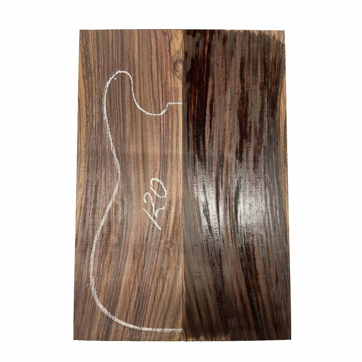 East Indian Rosewood Electric Guitar Drop Top | Book Matched Sets #120 - Exotic Wood Zone - Buy online Across USA