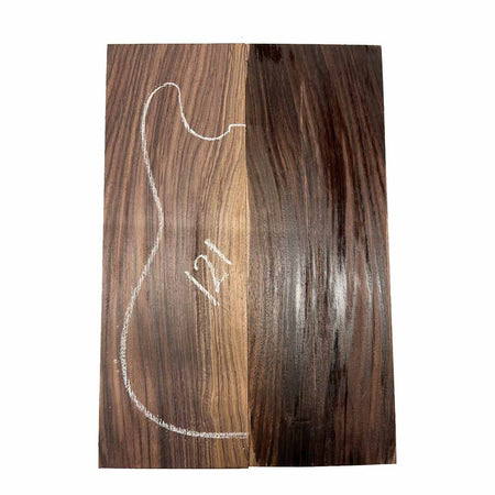 East Indian Rosewood Electric Guitar Drop Top | Book Matched Sets #121 - Exotic Wood Zone - Buy online Across USA