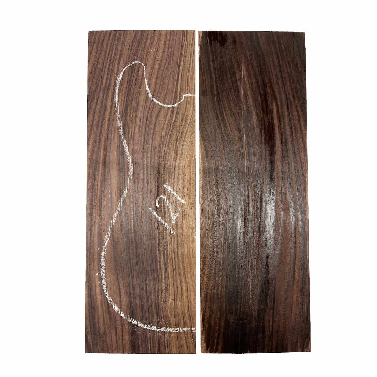 East Indian Rosewood Electric Guitar Drop Top | Book Matched Sets #121 - Exotic Wood Zone - Buy online Across USA