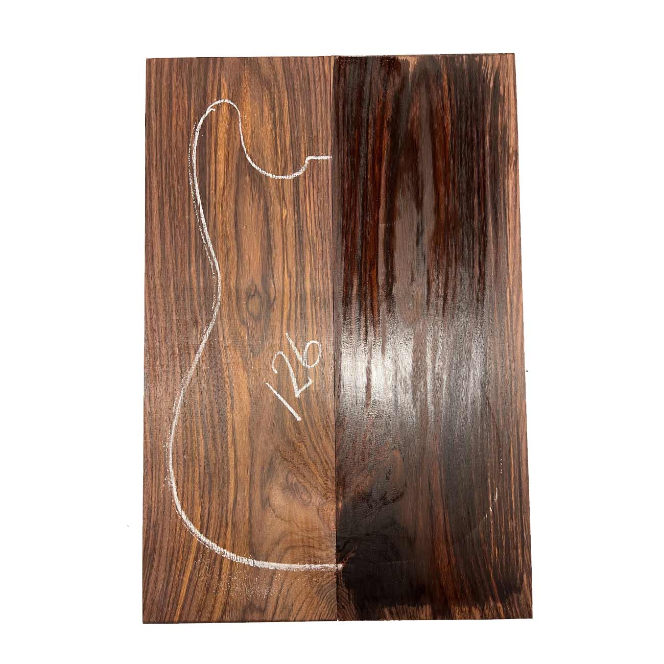 East Indian Rosewood Electric Guitar Drop Top | Book Matched Sets #126 - Exotic Wood Zone - Buy online Across USA