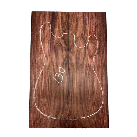 East Indian Rosewood Electric Guitar Drop Top | Book Matched Sets #130 - Exotic Wood Zone - Buy online Across USA