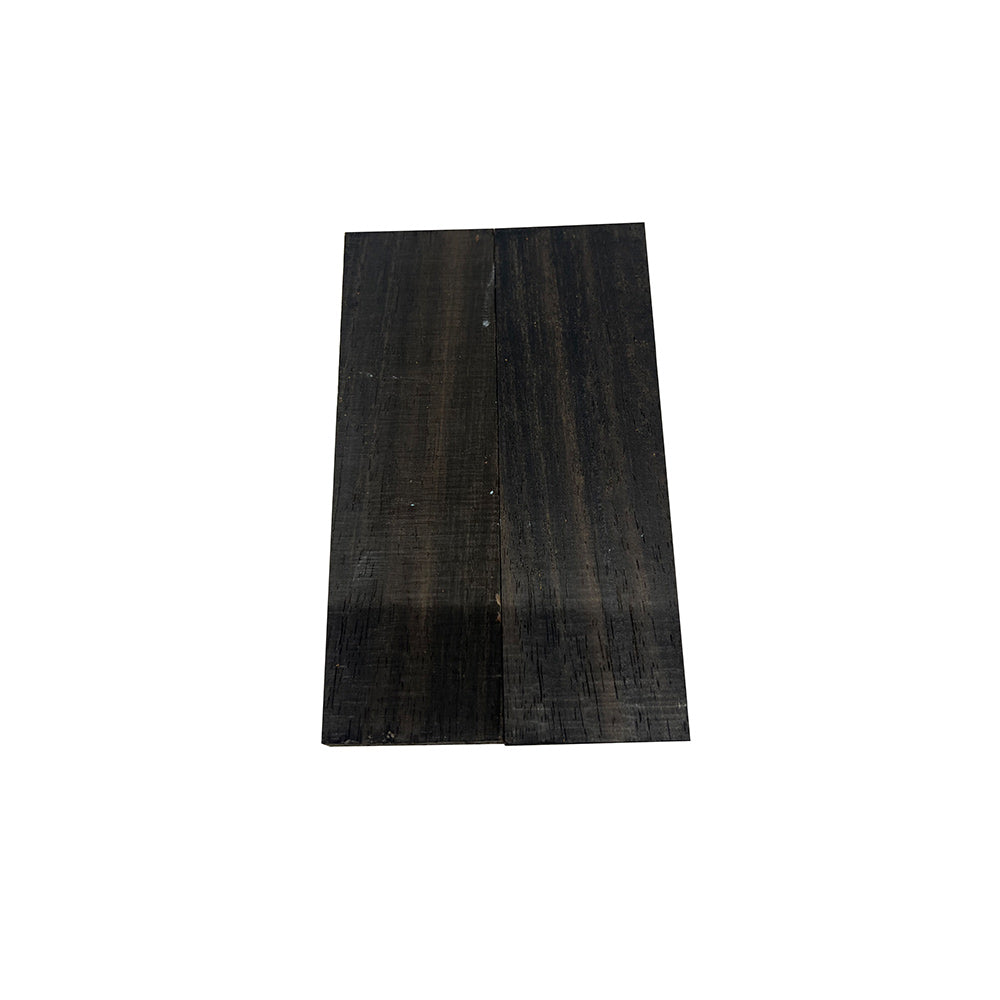 Gaboon Ebony Wood Knife Blanks/Knife Scales Bookmatched  5&quot;x1-1/2&quot;x3/8&quot; - Exotic Wood Zone - Buy online Across USA 
