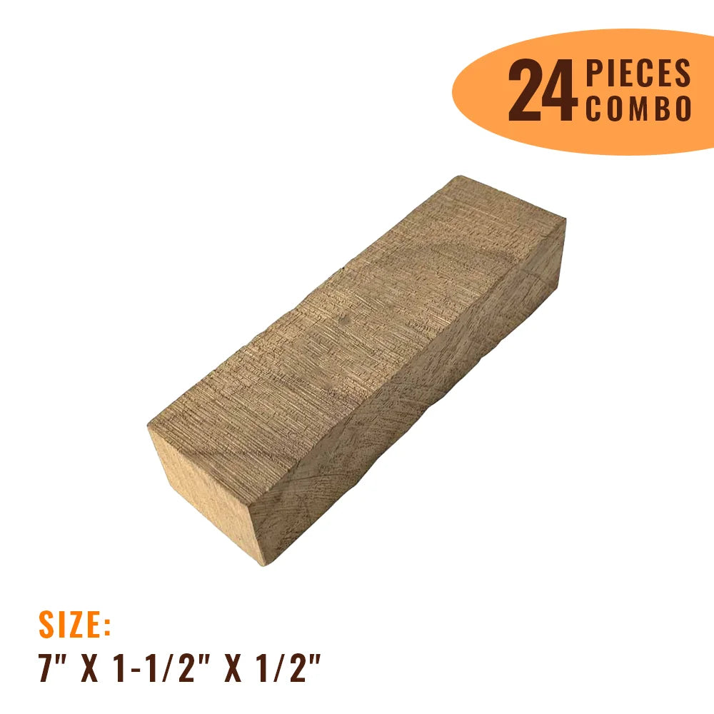 Pack Of 24, Black Walnut Knife Blanks/Knife Scales  7&quot; x 1-1/2&quot; x 1/2&quot;  | Free Shipping - Exotic Wood Zone - Buy online Across USA 